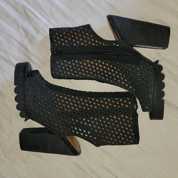 Jeffrey Campbell Chella Perforated Booties - Picture 4 of 16